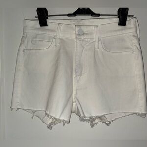 MOTHER The Charmer Fray short glass slipper wash sz 24 NWOT